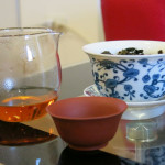 Mornings in Taipei - Tea at my cousin's apartment with a real tea set!