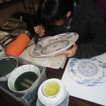 Pottery Student Painting