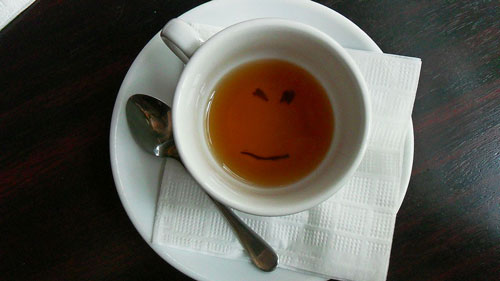 smile in tea