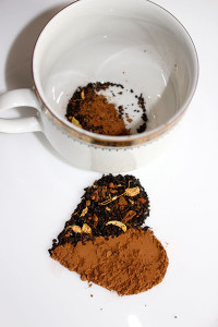 chocolate and tea