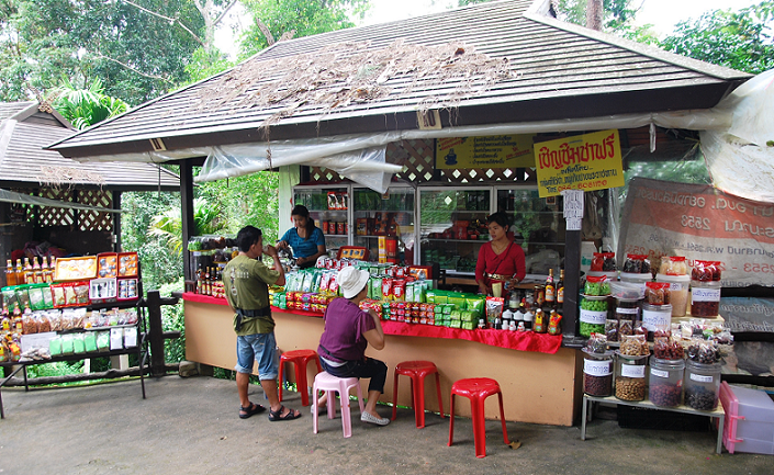 Doi_Tung Hilltribe_Market_Tea_Shop_1