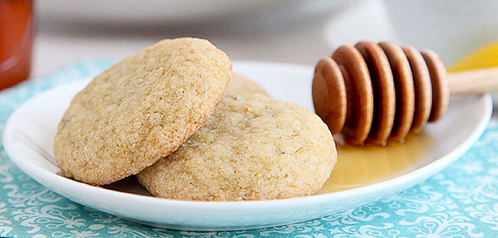 Lemon Honey Chamomile Cookies